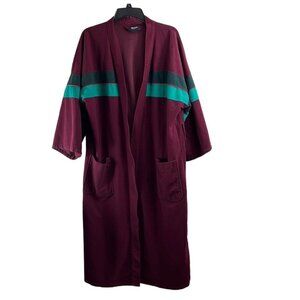 TownCraft Robe Men's Vintage Colorblock belted pockets fleece size L/XL (42/46)